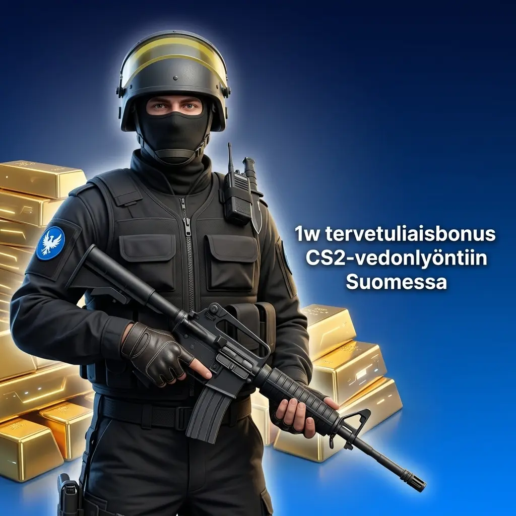 1w tervetuliaisbonus CS2-vedonlyöntiin – +130% urheilubonus ensitalletukseen suomalaisille pelaajille