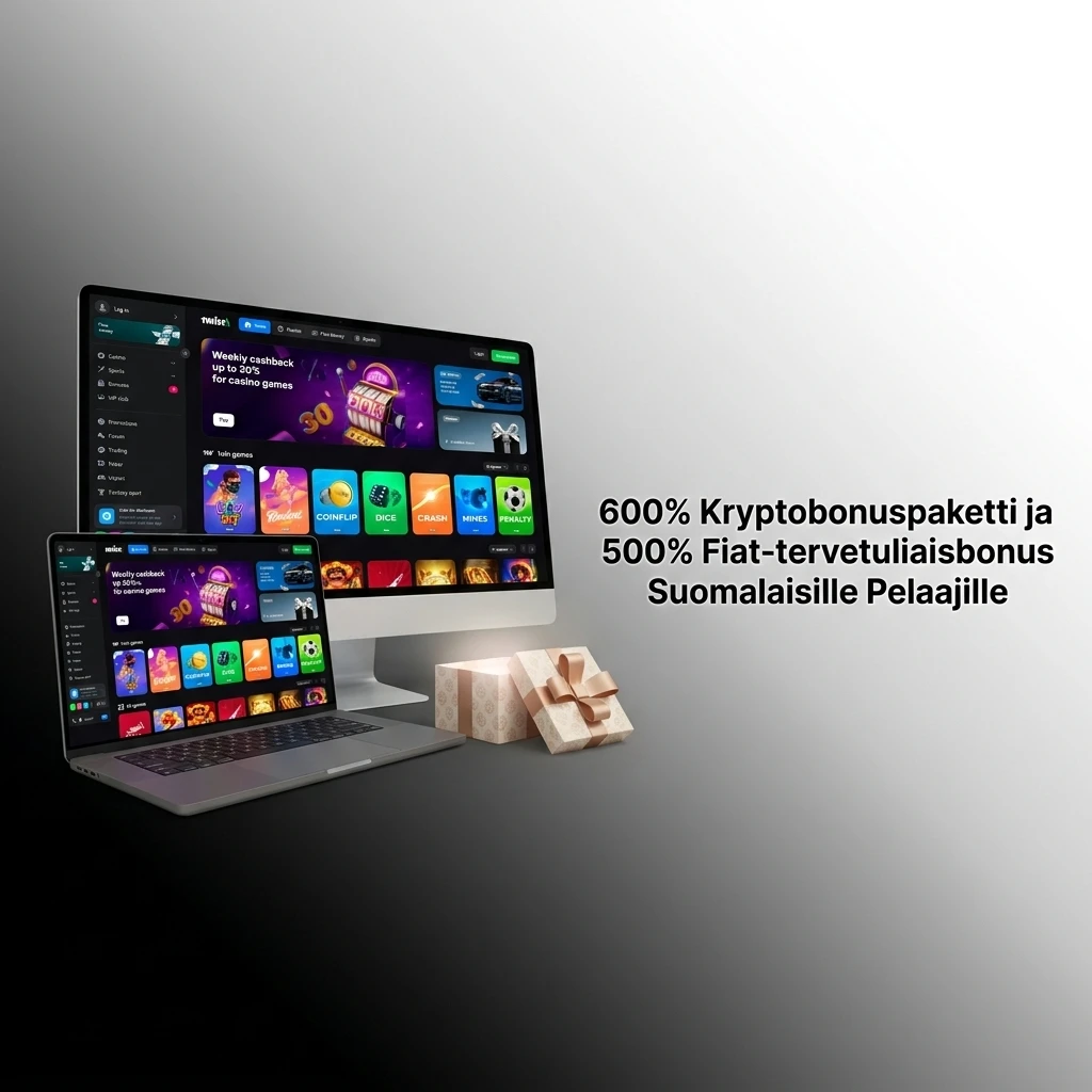 1win tervetuliaisbonus: 600% kryptobonuspaketti ja 500% fiat-bonus uusille suomalaisille pelaajille