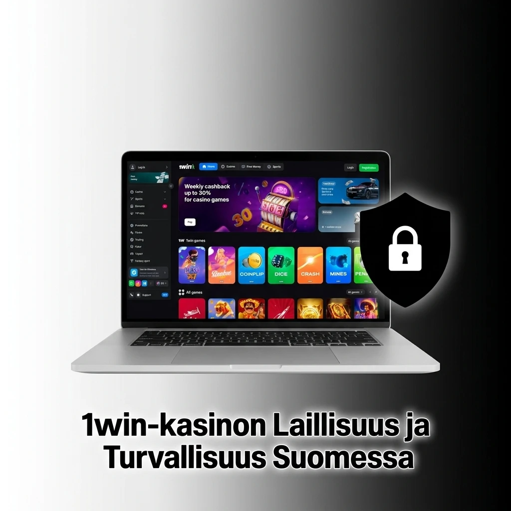 1win-kasino Suomessa: Curaçaon lisenssi, SSL-salaus ja vastuullisen pelaamisen työkalut turvaavat pelaajat.