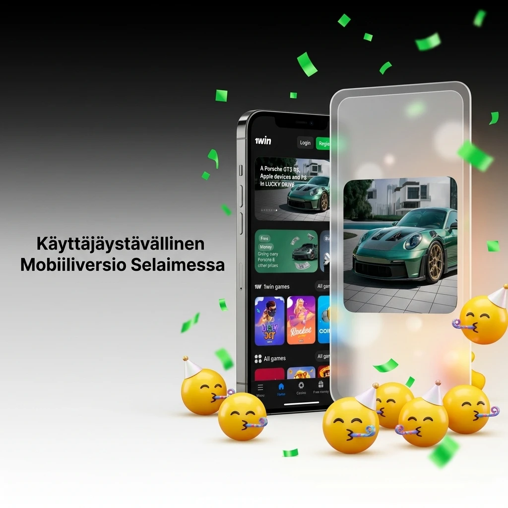 1win mobiiliselain toimii iPhonella, Androidilla ja tabletilla – ei latausta, täysi toiminnallisuus