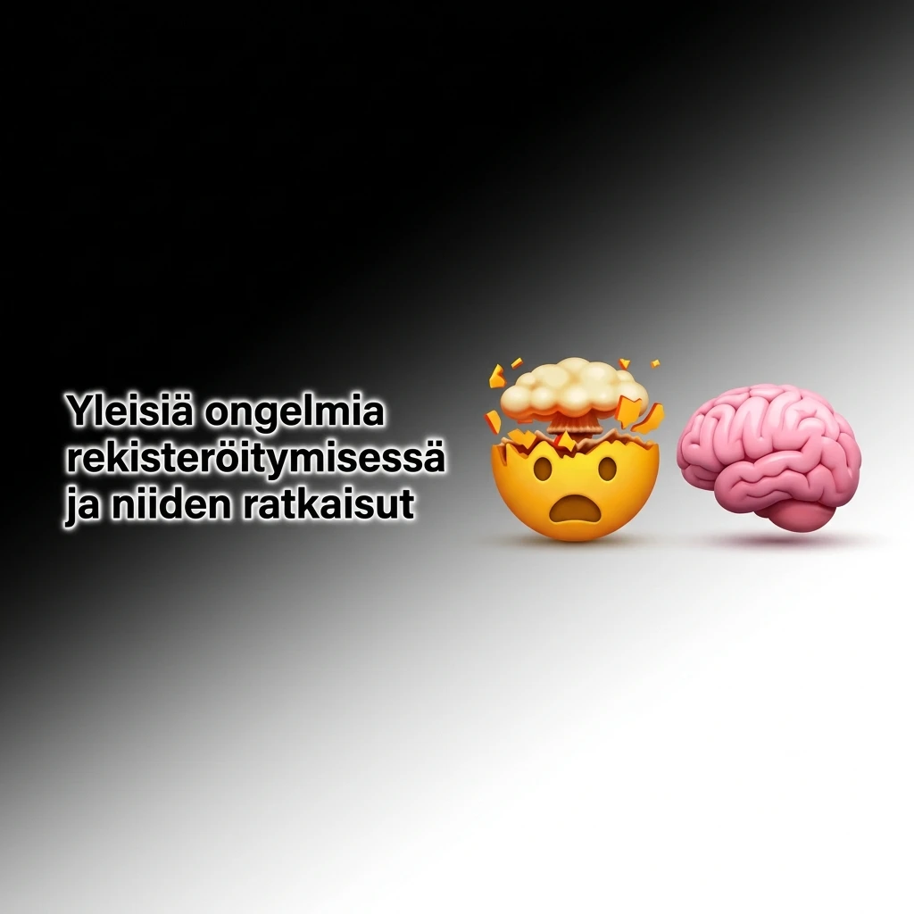 Yleisiä rekisteröitymisongelmia ja ratkaisuja: sähköposti, puhelinnumero, lomake ja aktivointi