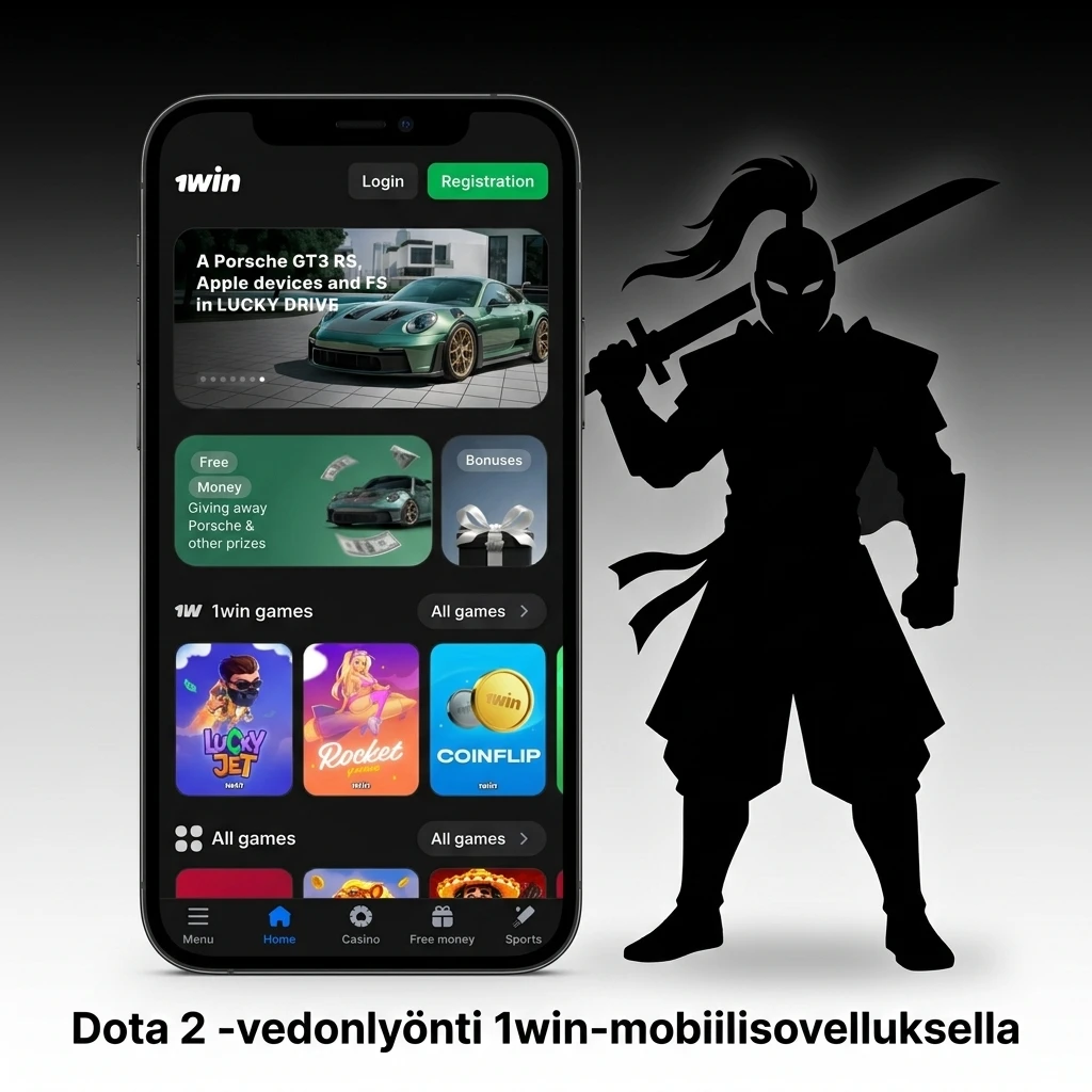 1win mobiilisovellus Dota 2 -vedonlyöntiin Androidilla ja iOS:lla