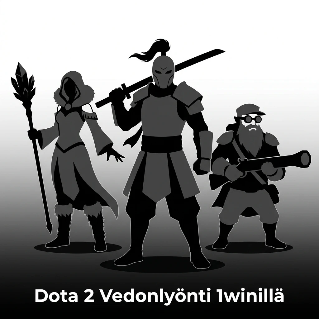 Dota 2 vedonlyönti 1win: kaksi joukkuetta taistelee MOBA-pelissä turnauksissa kuten The International