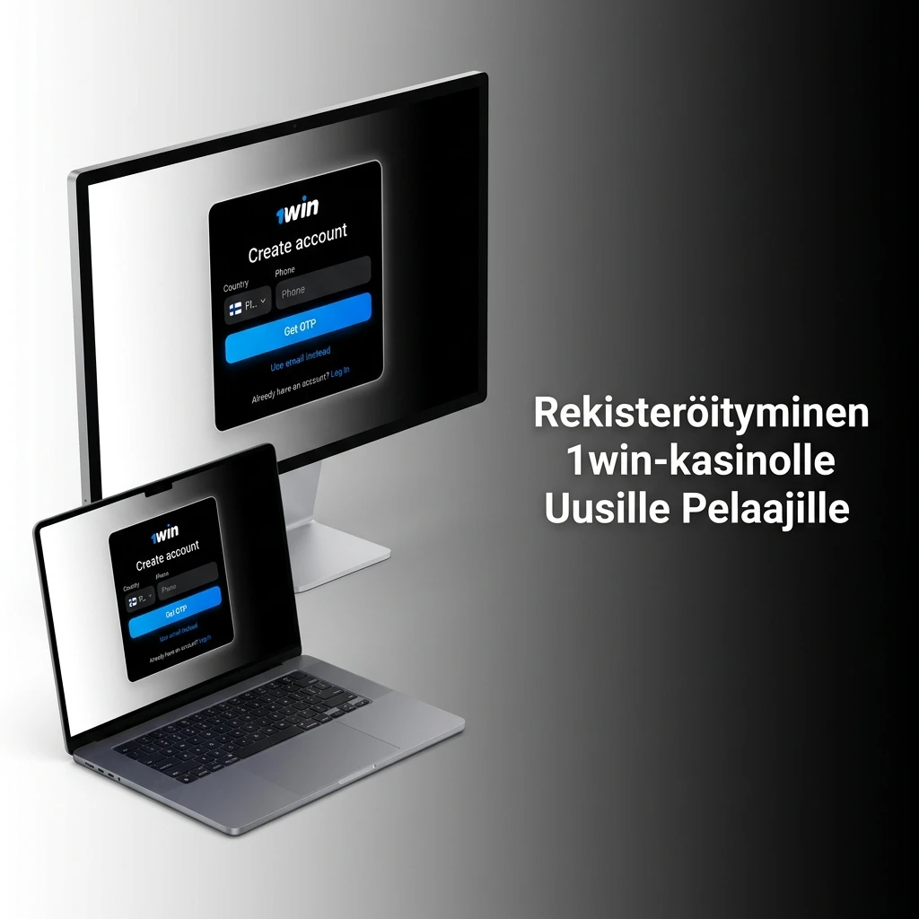 1win-kasinon rekisteröitymisprosessi vaiheittain suomalaisille pelaajille – luo tili ja lunasta bonus
