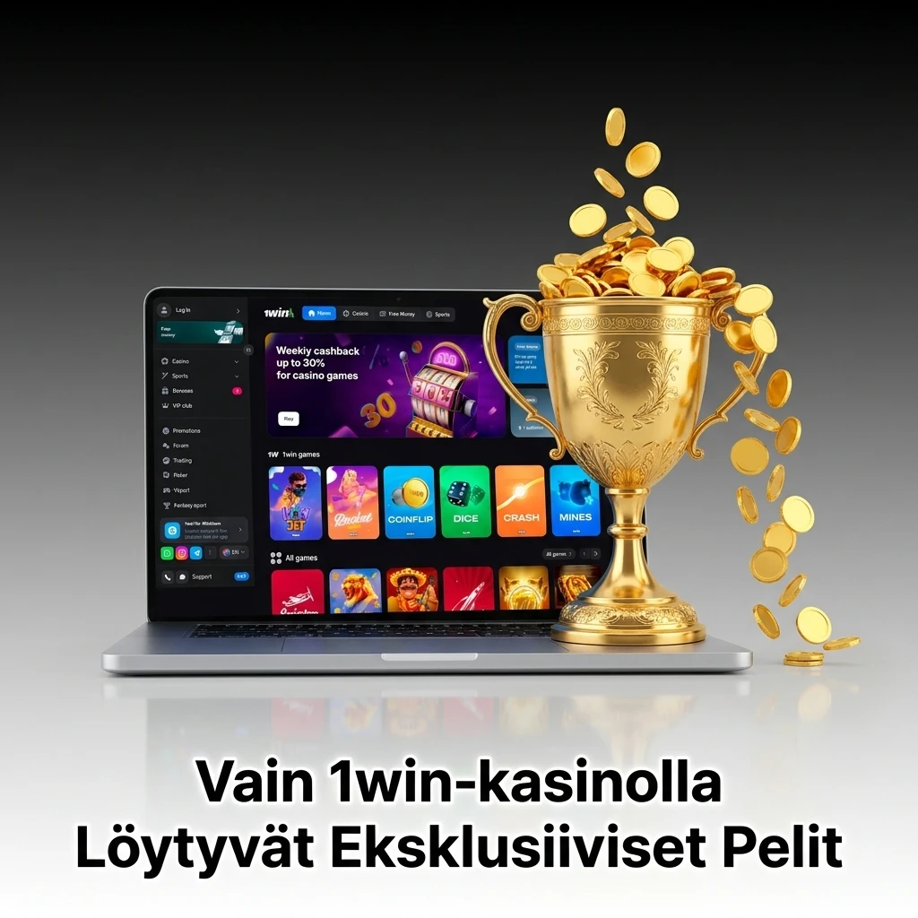 1win-kasinon eksklusiiviset pelit: Aviator, Poker, Bet Games, Virtual Sports, Toto ja Fantasy Sports