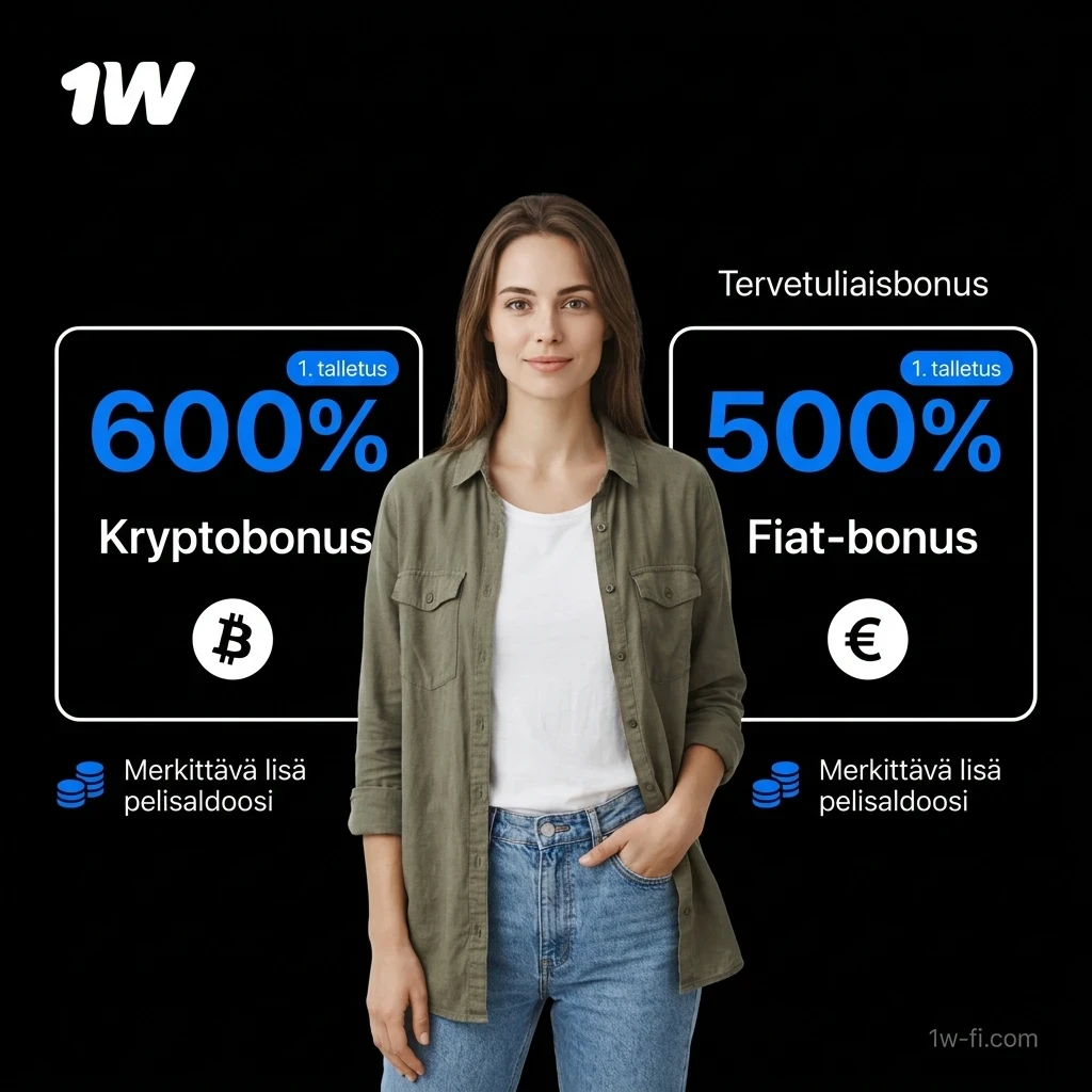 Lunasta 1w Online-Kasino Suomi massiiviset bonukset ja aloita pelit kryptovaluutalla tai euroilla.