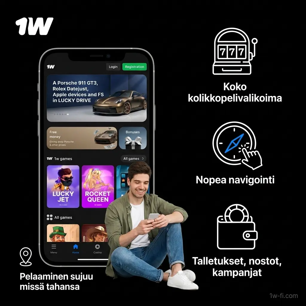 1w mobiilisovellus kolikkopelien pelaamiseen – lataa APK ja pelaa helposti puhelimellasi