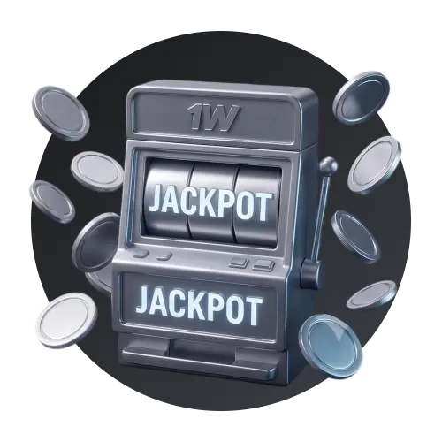 1w TVBET-jackpotit Game Jackpot, 1w Jackpot ja Mega Jackpot jopa 2 500 € potilla.