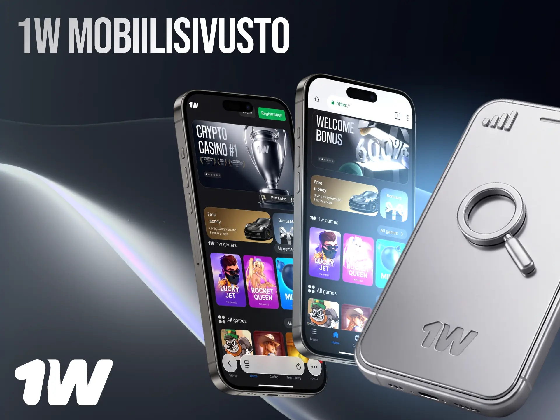 1w mobiilisivusto vedonlyöntiin ja kasinopeleihin ilman sovelluksen lataamista.