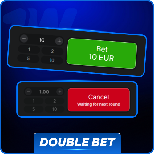 Place two simultaneous wagers to maximize your winning potential at 1w.
