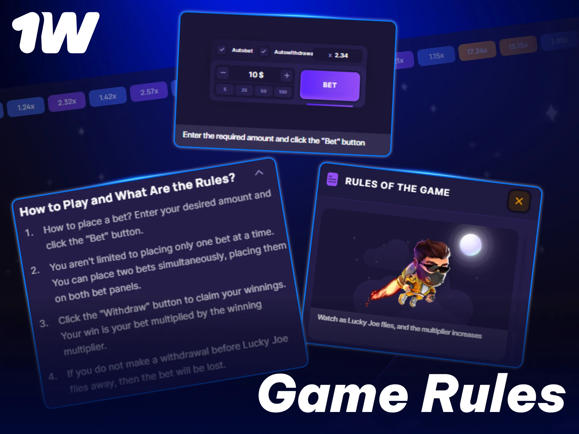 Study the detailed gameplay instructions to secure big wins at 1w.