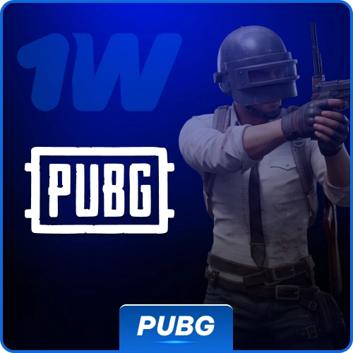 Place successful bets on competitive PUBG matches directly at 1w.