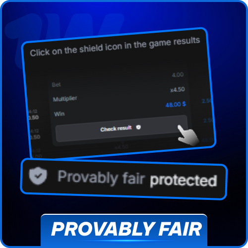 Verify the cryptographic randomness of every single Plinko round at 1w.
